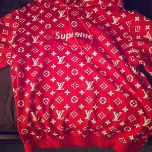 Louis Vuitton x supreme hoodie